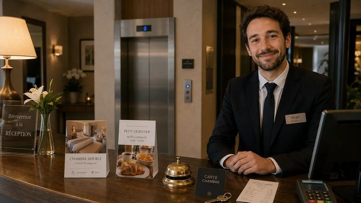 La hotel — Franceză