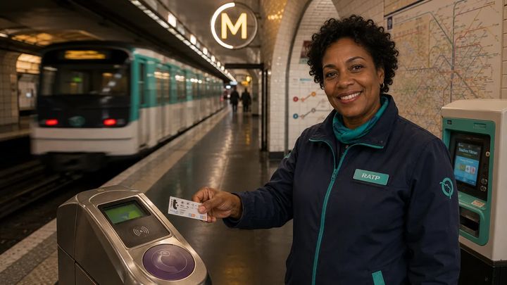 La metrou — Franceză